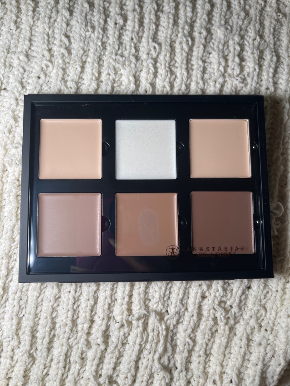 Anastasia Cream Contour & Highlight Palette - Beige, Ivory, Warm Brown